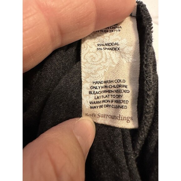 Soft Surroundings Women's Toujours Jumpsuit Wide Leg Dolman Sleeve Size M - Picture 9 of 9